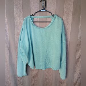 💎 Free People Women's Top See You Tonight Pullover Twist Back